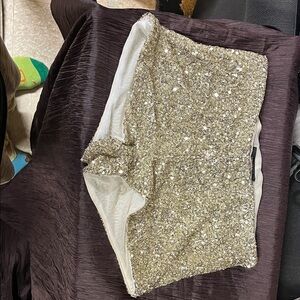 Sequin Embellished Women's Shorts
